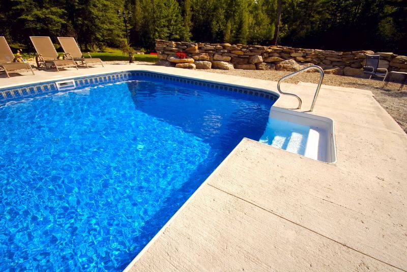 concrete pool deck
