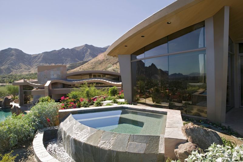 concrete plunge pool